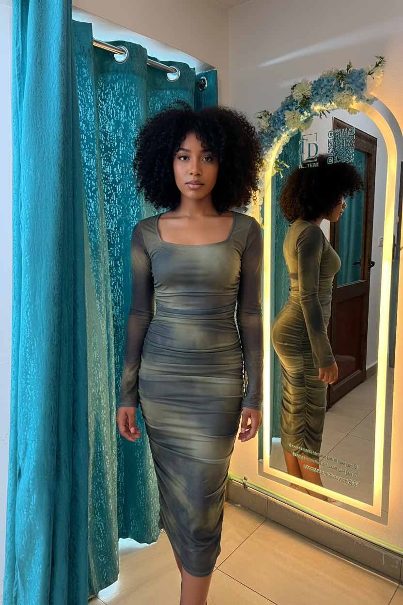 Dress on Model 4